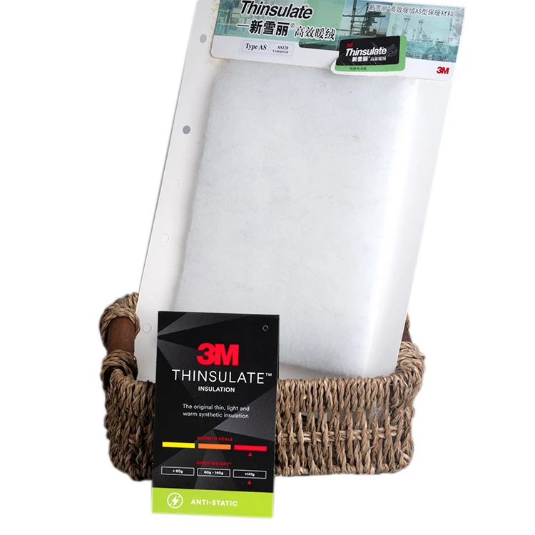 Type AS Anti-static Clothing accessories thermal insulation material 3M Thinsulate Insulation