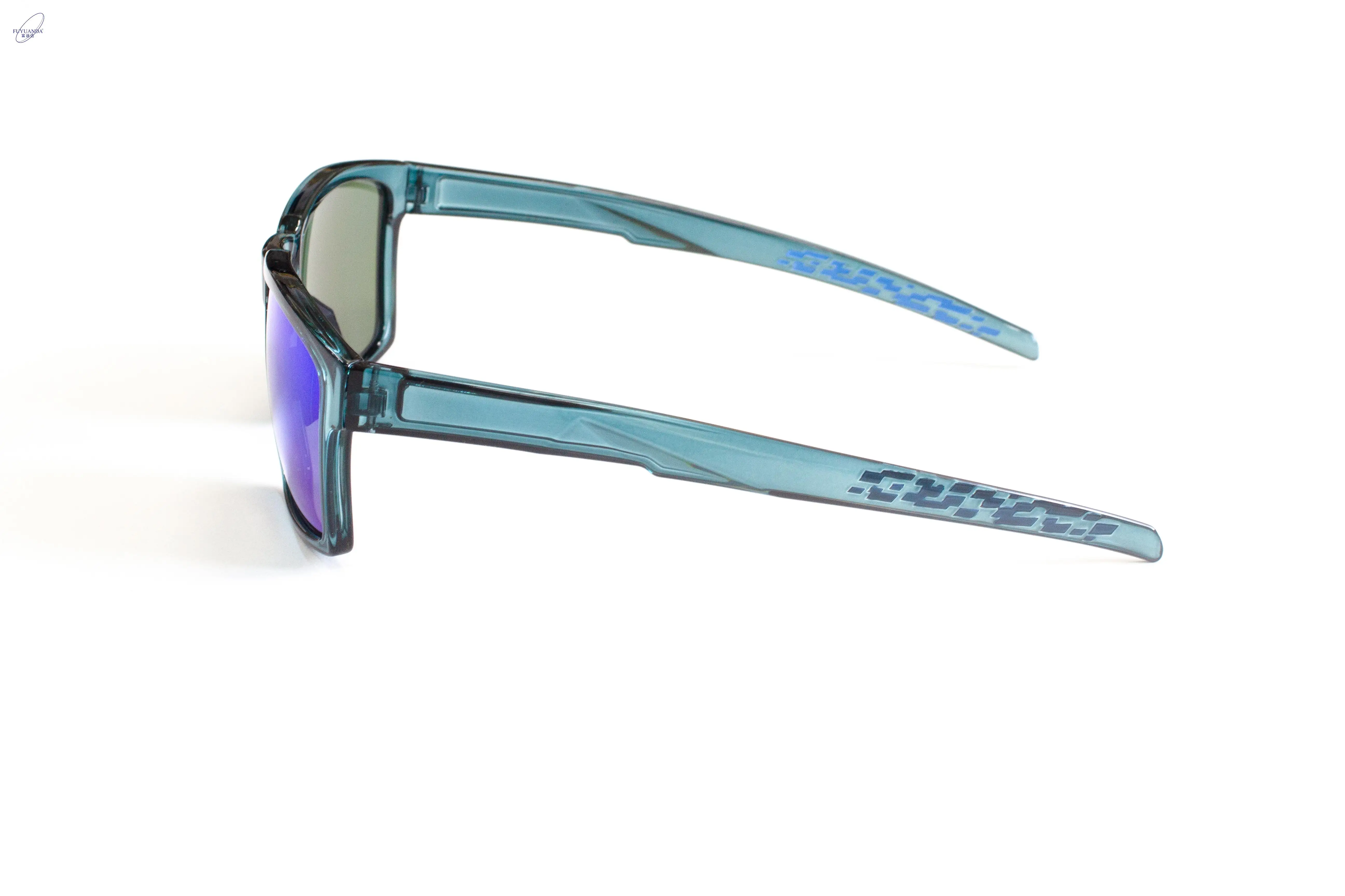Black Square Anti-Tracking Spy Sunglasses with Rear View Gear Toy Spy Glasses with Sun Feature and Logo on Lens