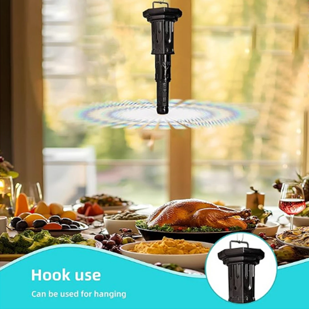 Wholesale Outdoor Fruit Fly Fan USB Rechargeable Batteries Soft PVC Electric Fly Repellent Fan for Outdoor BBQ