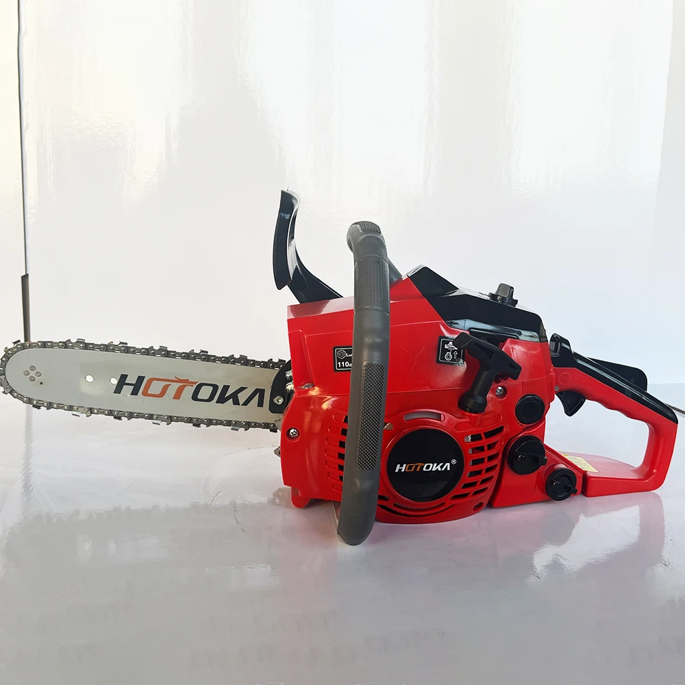 Бензиновая бензопила HOTOKA 37 2/38cc 14 дюймов с профессиональным двухтактным двигателем E-Start 3800 бензиновая цепная пила для сада