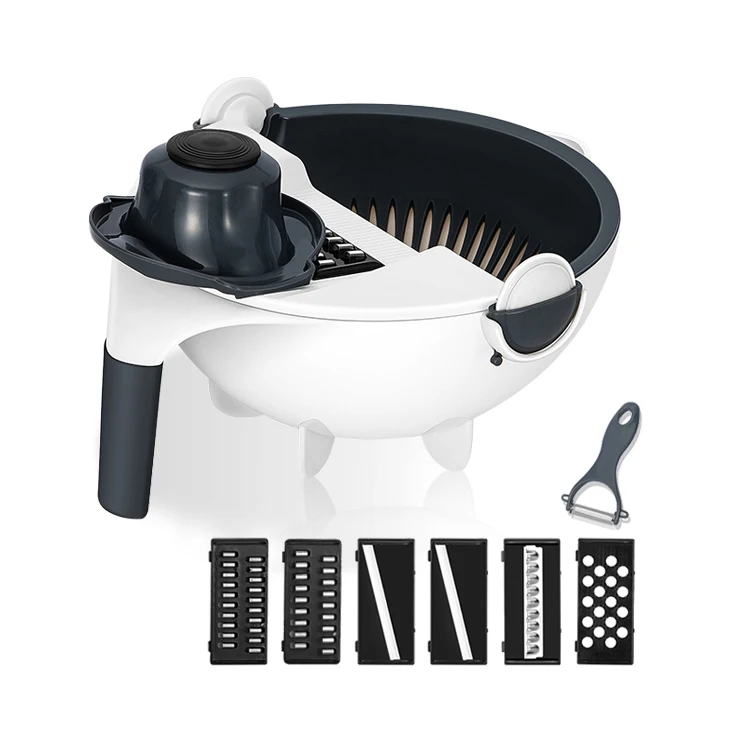 
New Upgrade Multifunction manual 6 blades vegetable slicer 