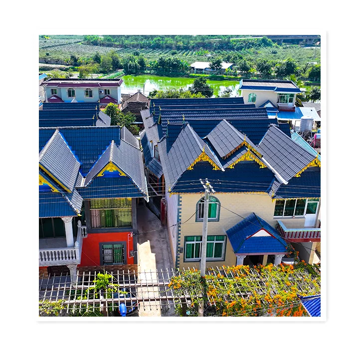 Colorful Shingle Roof Tiles Stone Coated Metal Roofing Tile Building Material Factory Making Price
