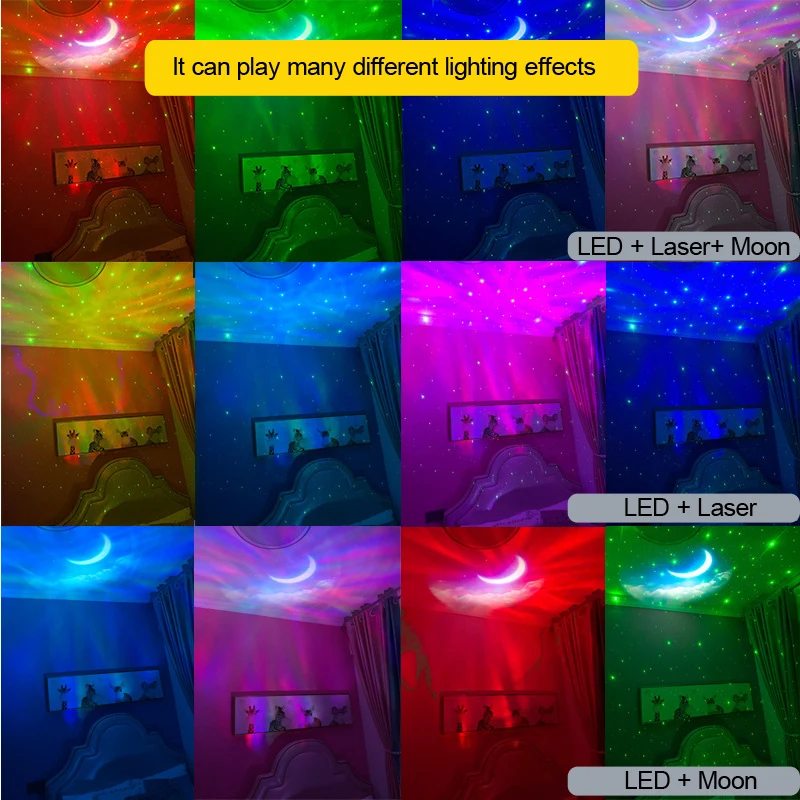 Indoor Lighting Christmas Lights Laser LED Kids Astronaut Home Decor Light Projector With Remote Control