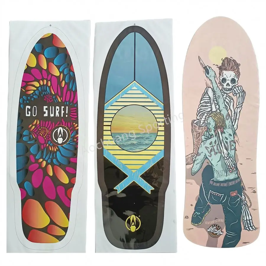 Custom Printable Print Film Label Heat Transfers Stickers Transfer Printing graphic For Skateboard