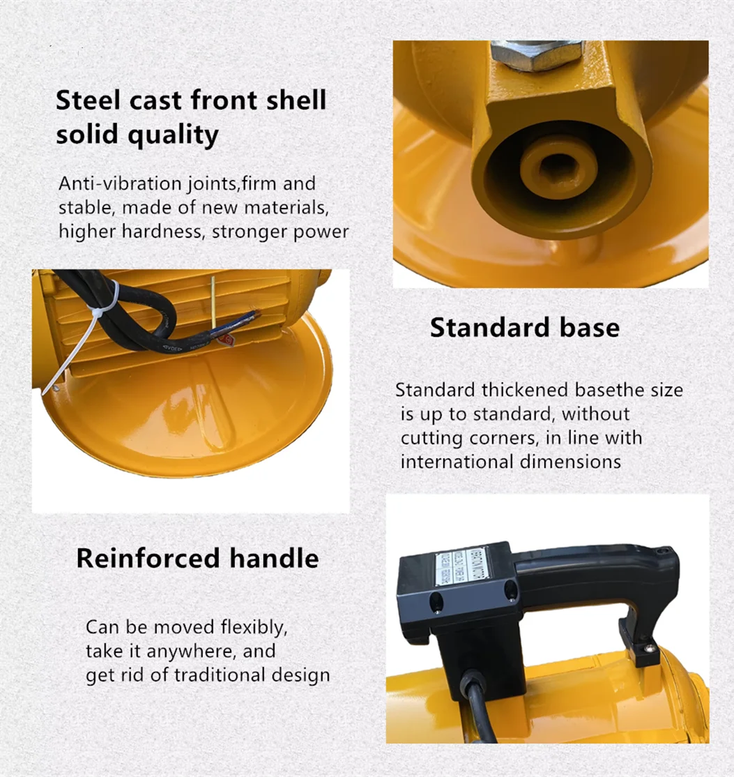 2HP 3HP 4HP Electric High Frequency Internal dynapac Concrete Vibrator