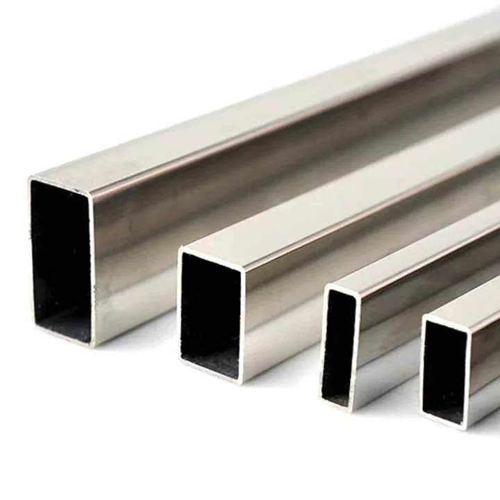 ASTM SUS 304 316L 316TI Rectangular Seamless Welded Material Steel Stainless Steel Pipe Tube