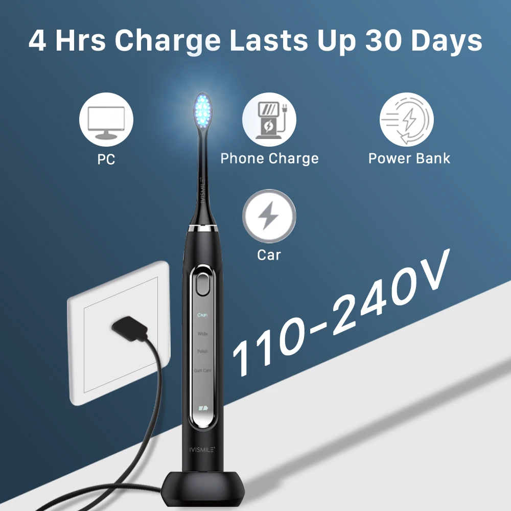 New Style Whitening Automatic Powerful Ultra Sonic Electric Teeth Brush