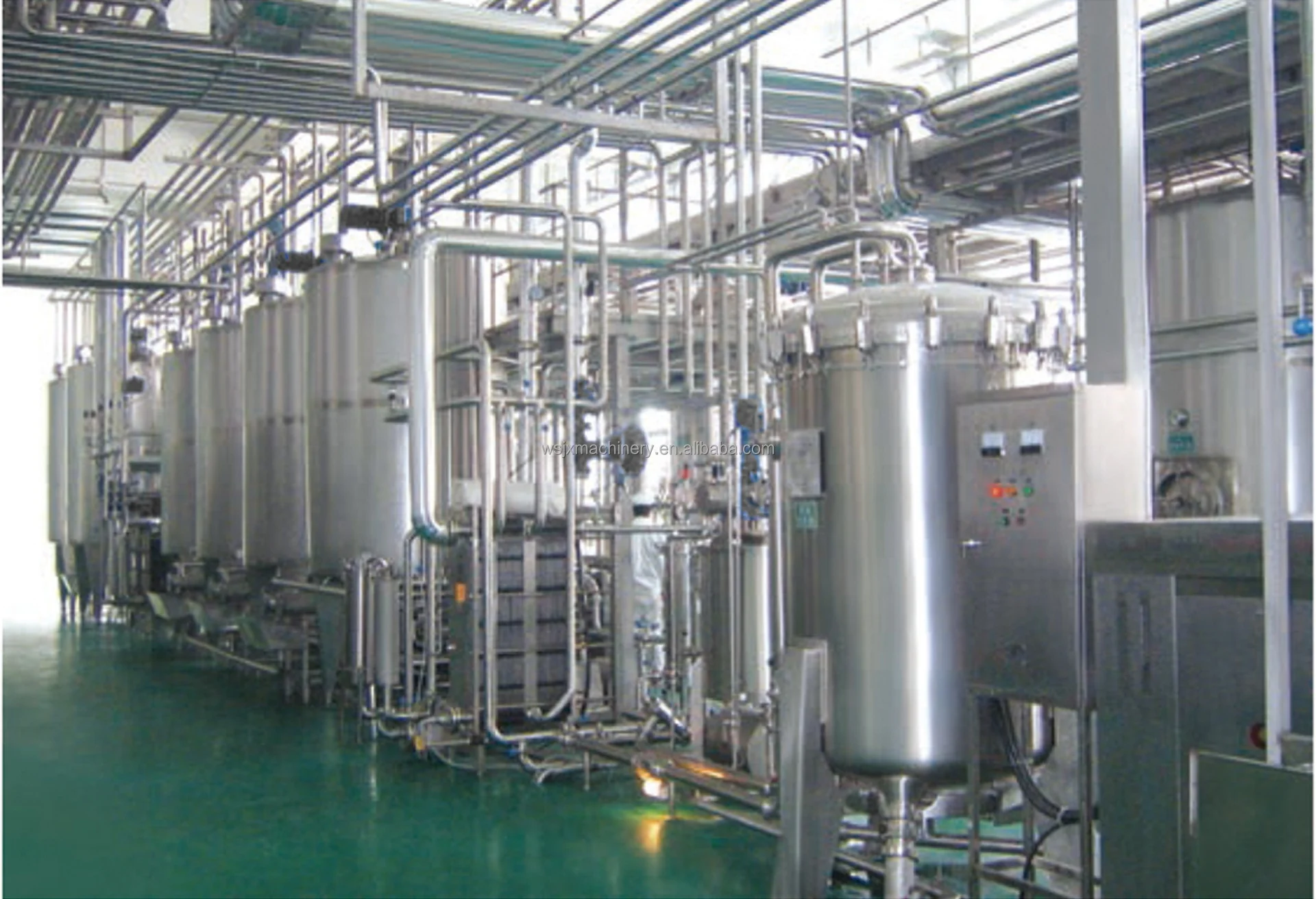 Complete Uht Milk Production Line Pasteurized Yogurt Milk Production Line