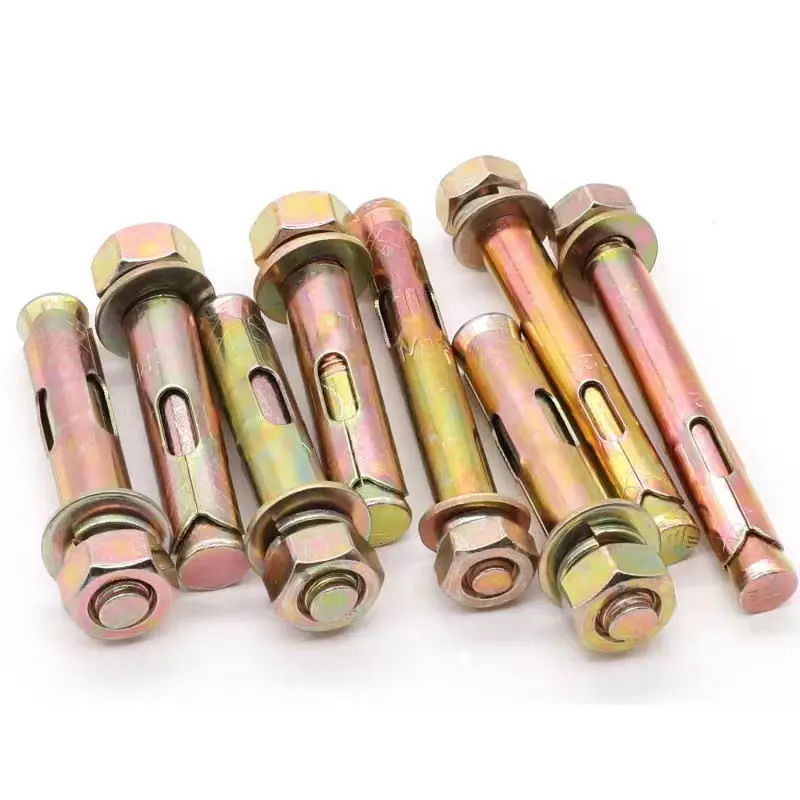 Factory Supply M12 M14 M16 Carbon Steel Conical Cap Sleeve Expansion Anchor Bolt Elevator Expansion Bolts