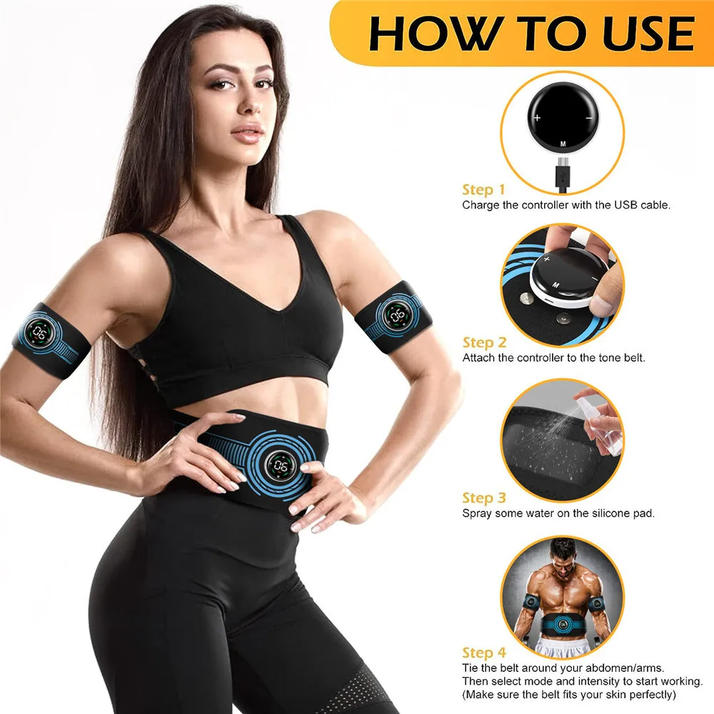 Hot Sales Intelligent EMS Abdominal and Chest Electric Technology Compex Muscle Stimulator