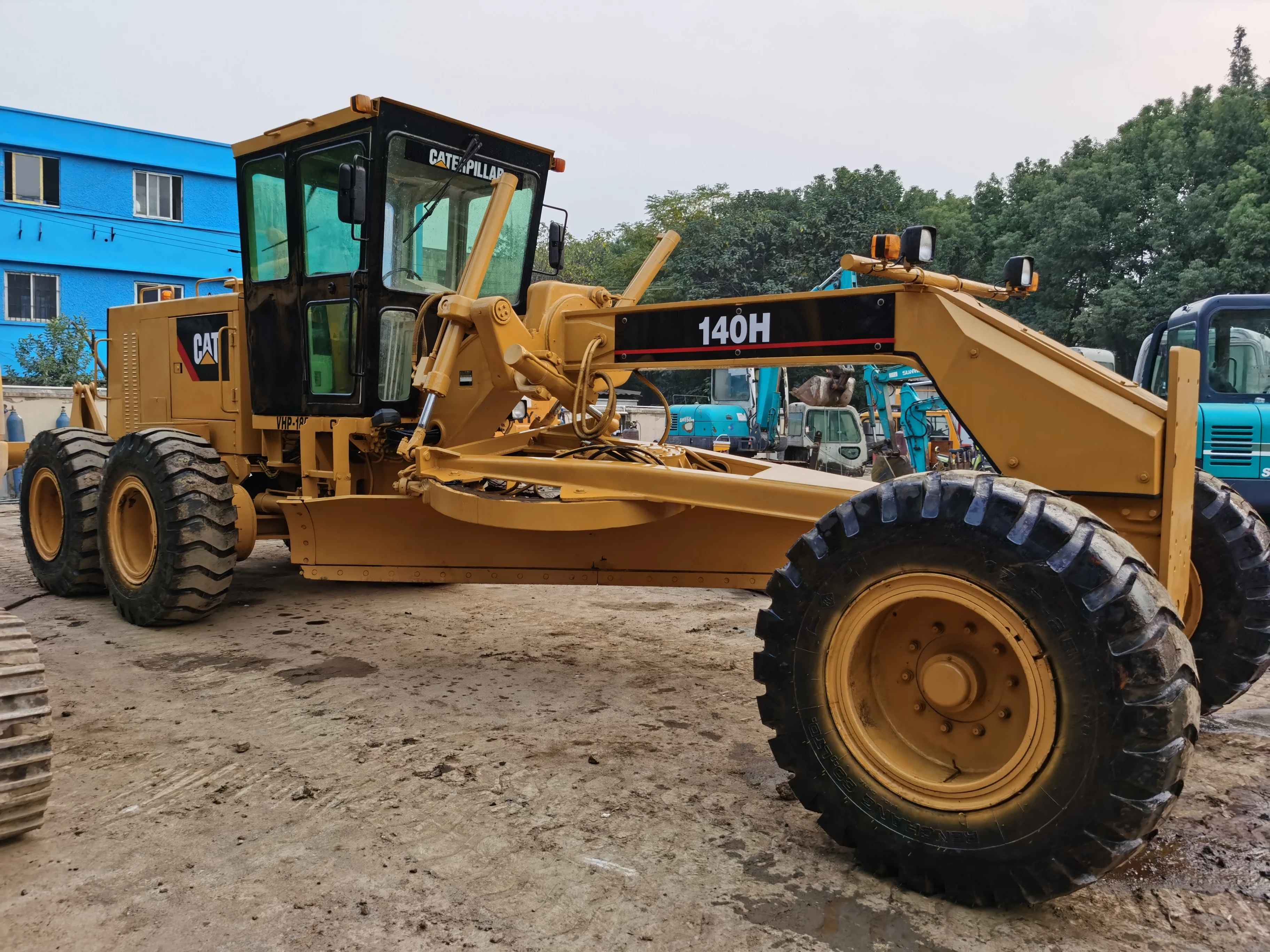 Running condition Caterpillar grader 140H 140K 140G Wheel Motor Grader used for sale