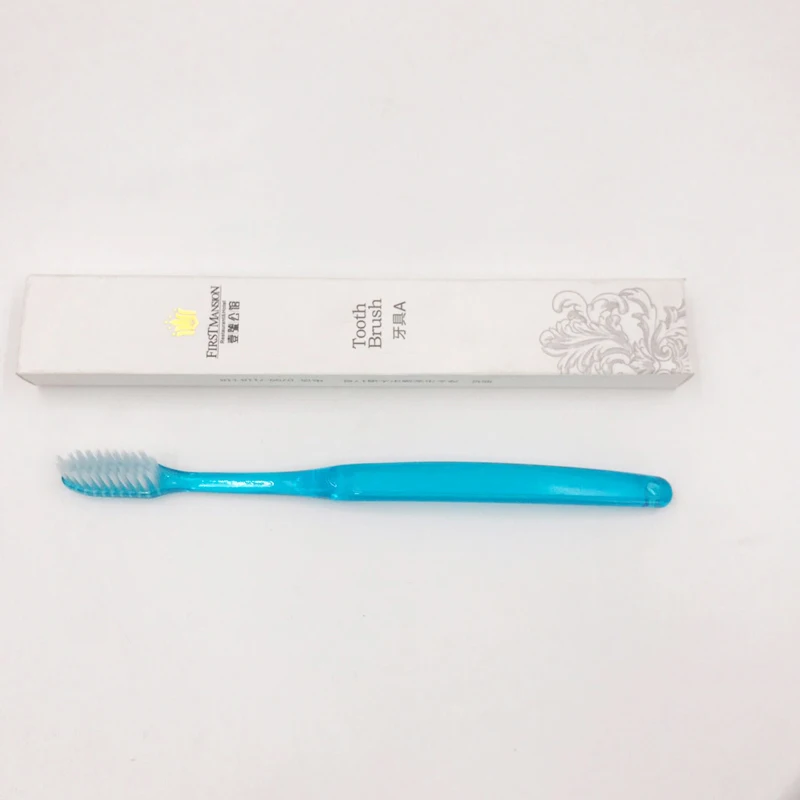 plastic handle cheap hotel travel disposable folded toothbrush for adults