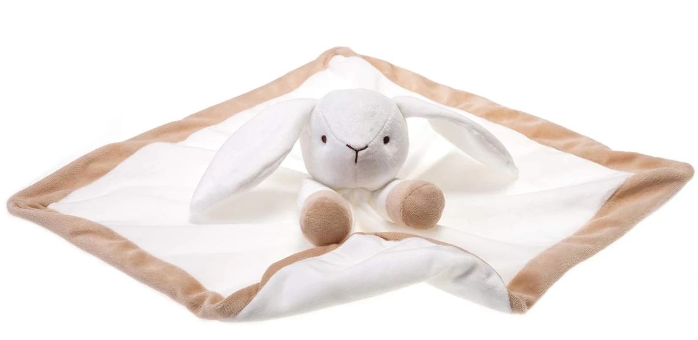 New designs Custom Baby Comforter  Security Blanket Soft Animal Blanket Toy Teether Lovely Stuffed Giraffe Baby Security Blanket