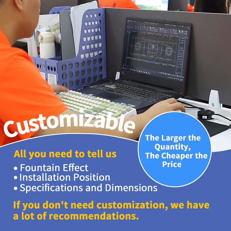 Free Design  Digital Waterfall Fountain Outdoor Display Programmed Control LED Light Water Curtain Water Feature