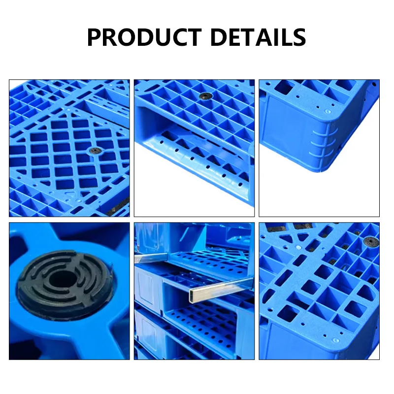 Hdpe Heavy Duty Euro Reinforced Flat Feet Plastic Rack Recycled Plastic Pallet For Asrs System