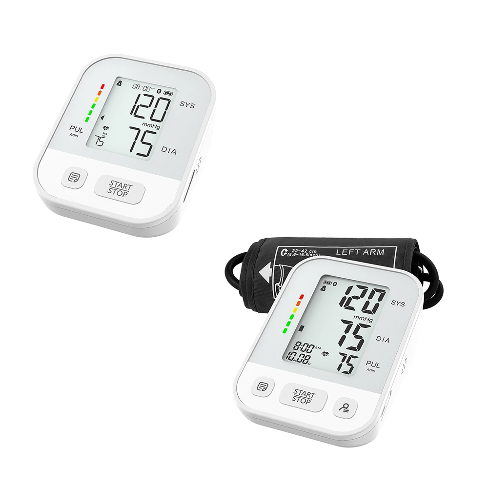 Clinical Bluetooth Arm blood pressure Monitor AFIB Rechargeable Electronic Tensiometer