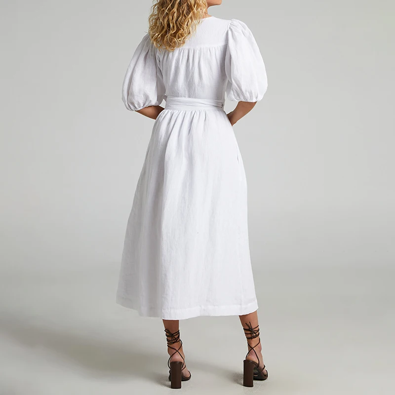 Оптовая продажа одежды осень 2024 женская одежда мода с длинным рукавом vestido Роскошные элегантные платья от производителя для таможенной