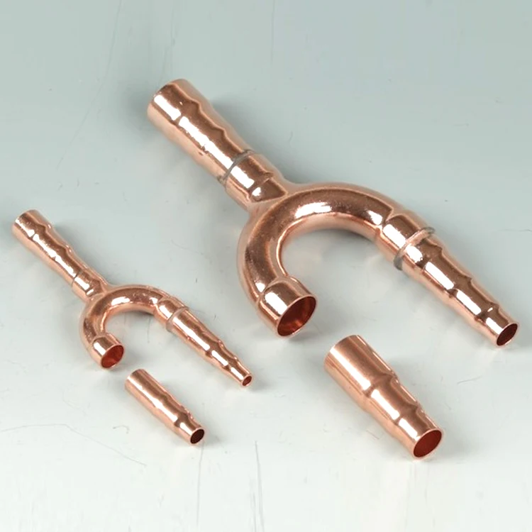 Air Conditioner Spare Parts YK-FQZHN-03C Vrf Vrv Refnet Y Joints copper Branch Pipe for MIDEA