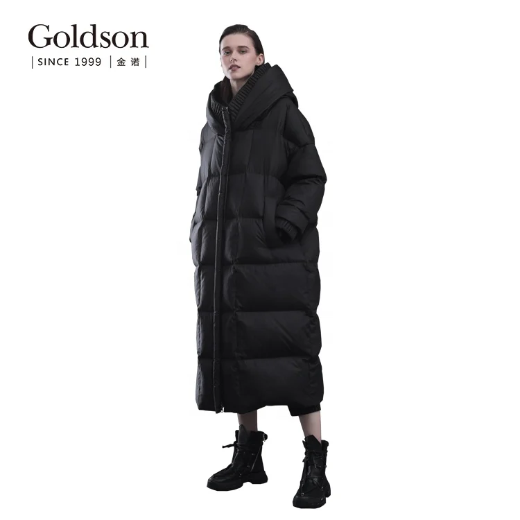 Korean classic design hooded zipper clothes women winter long 9010 duck down coat