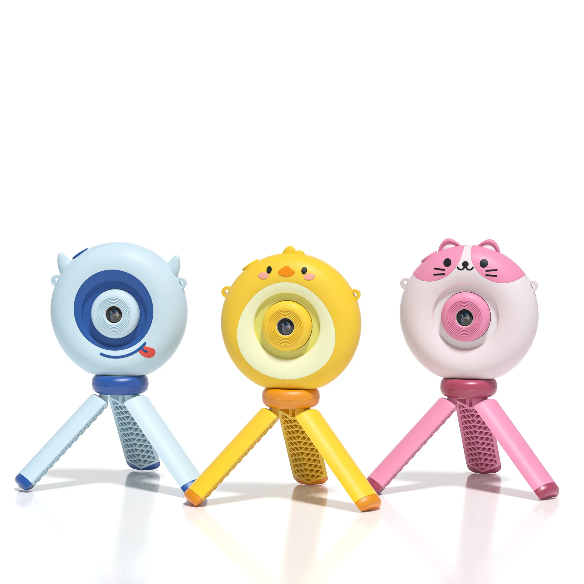 Dropship S8 Handheld Tripod Camera Kid Digital Camera Cute Cartoon Smart Focus Camera Children Educational Toy