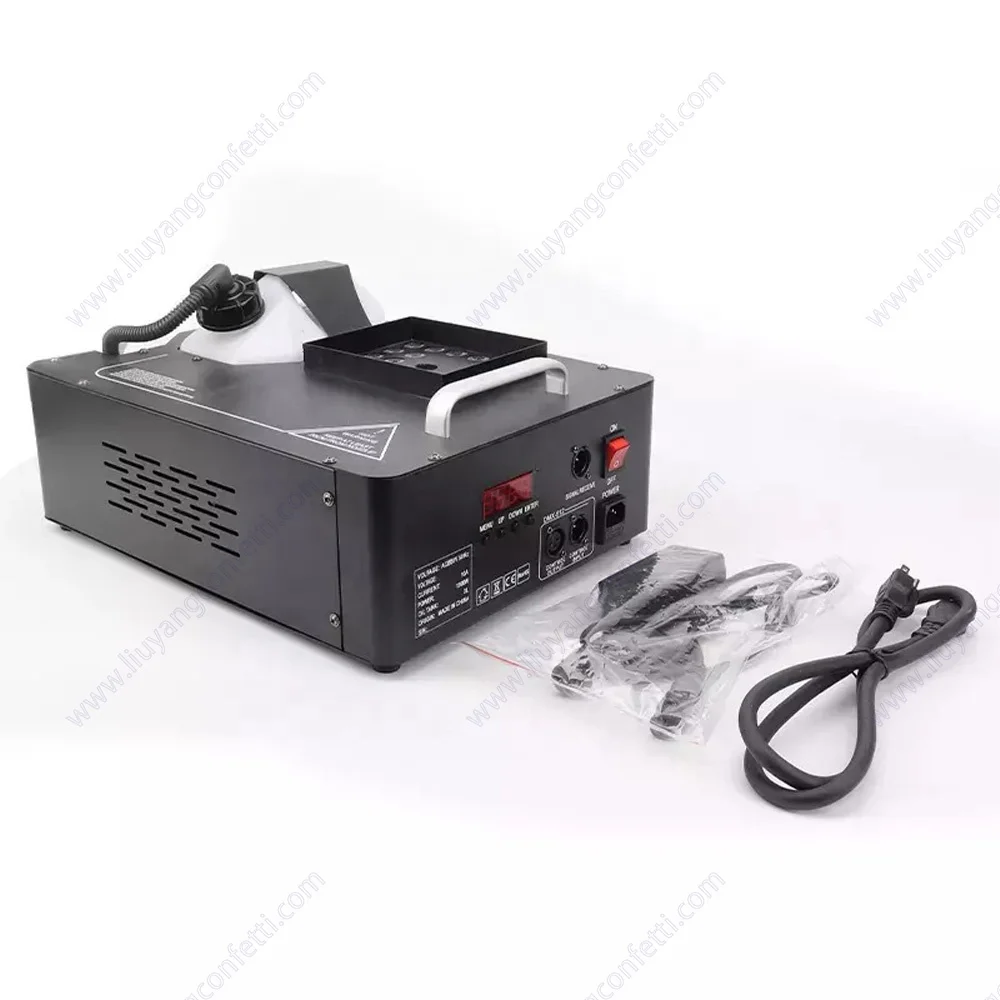 Rgb Lighting Air Column Effect Fog Machine With Remote & Dmx 512 1500w Smoke Machine