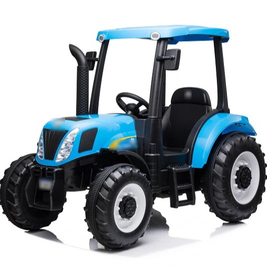 2,4G уникальная детская езда на тракторе с родительским пультом дистанционного управления с прицепом игрушка 4 Wheeler автомобиль