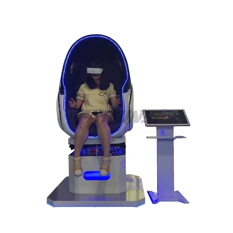 Аттракцион VR тематический парк 9d Виртуальная реальность яйцо стул 1 местный симулятор Vr игровой автомат для торгового центра