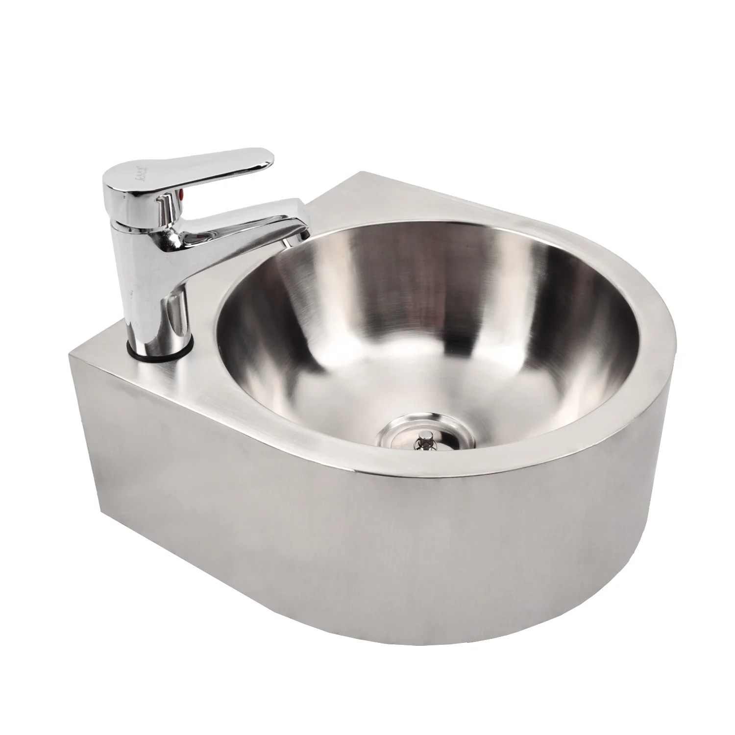 YUSUN Industrial Stainless Steel Corner Basin Wash Basin Sink