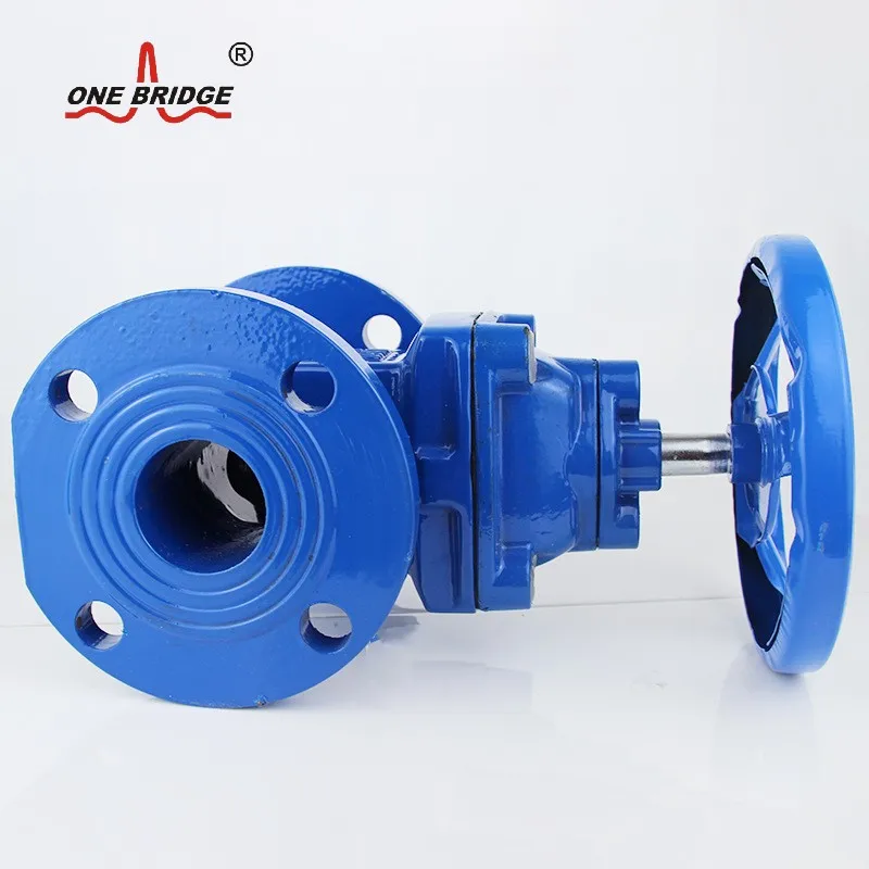 Ductile Iron gate valve large diameter soft seal cast iron PN16 sluice valve