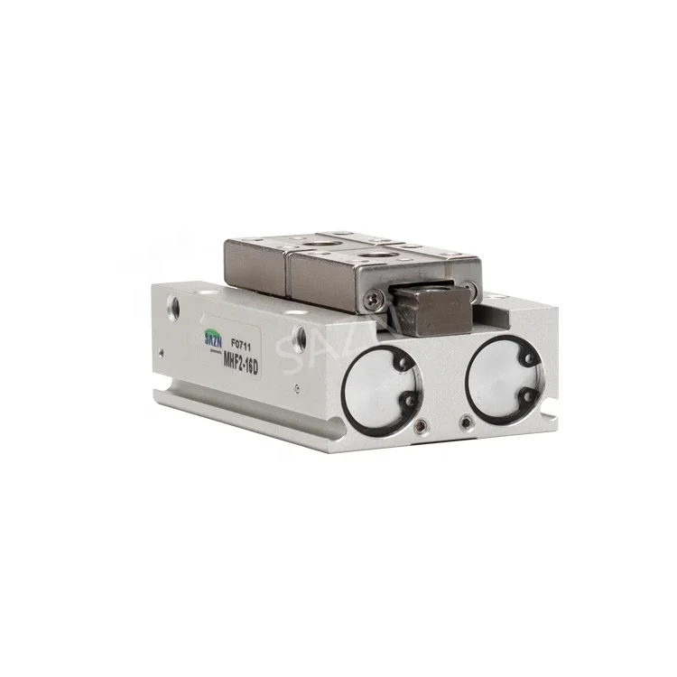 MHF2 Small Low Profile Thin Parallel Air Pneumatic Grippers Slide Table Cylinder