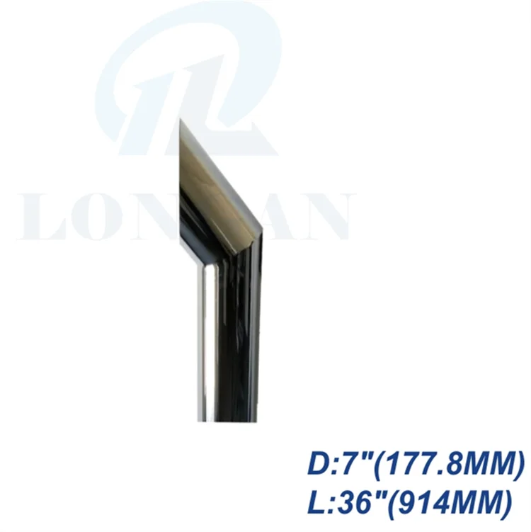 127MM L/1829MM  75M Mitered Top Exhaust Tip Bull Horn Top Exhaust Tip American Eagle Exhaust