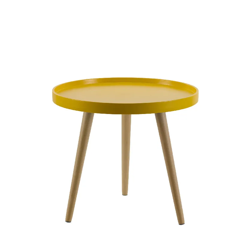 New design  high quality home furniture PP  top  coffee table round plastic table