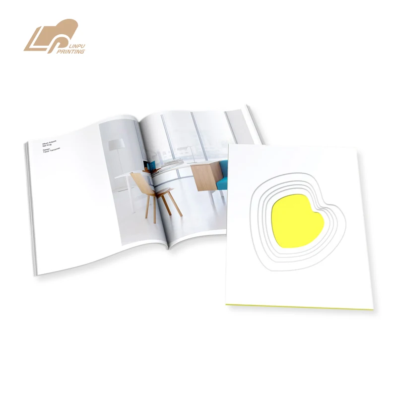 Fashion promotion catalogue advertising magazine printing glossy cover perfect binding
