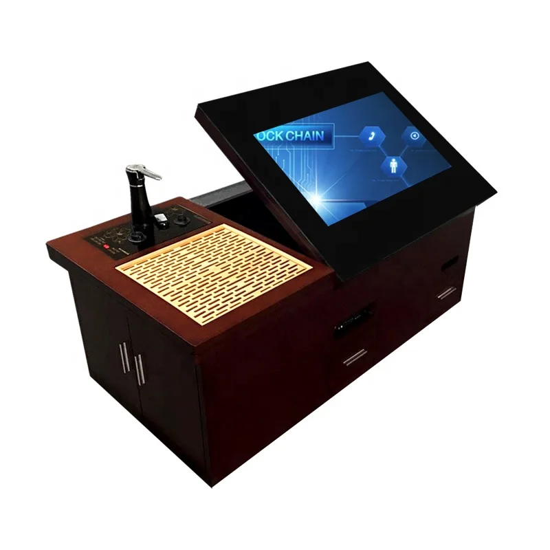 
2019 New design 55 inch Multi function coffee table with lcd smart touch screen 