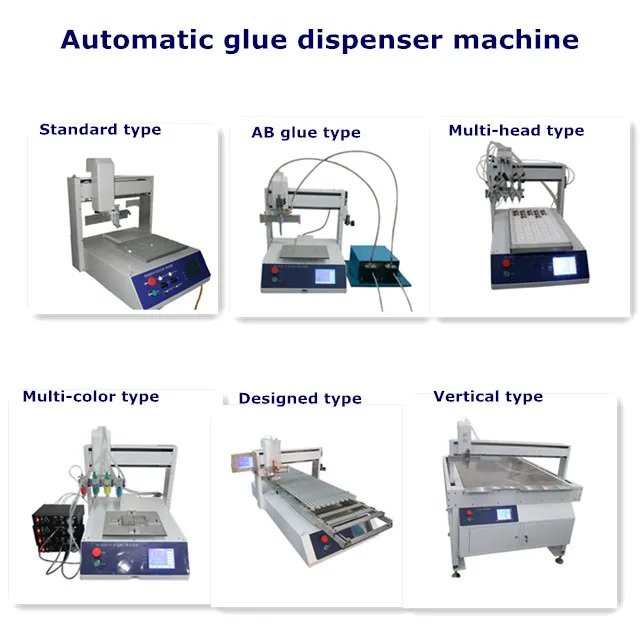 Desktop 3 Axis Hot Melt Automatic Glue Dispenser For 30cc Syringe Liquid Glue