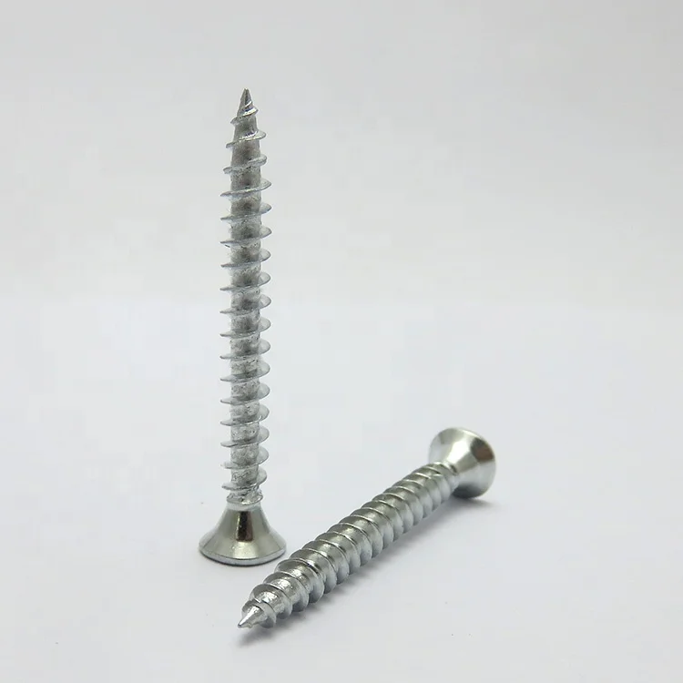 Wholesale white zinc plated countersunk head M4 self-tapping/wood screws