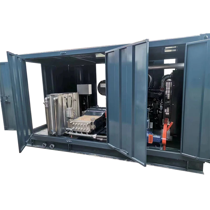 XY water blasting equipment condesner tube cleaning machine with 1500bar pressure