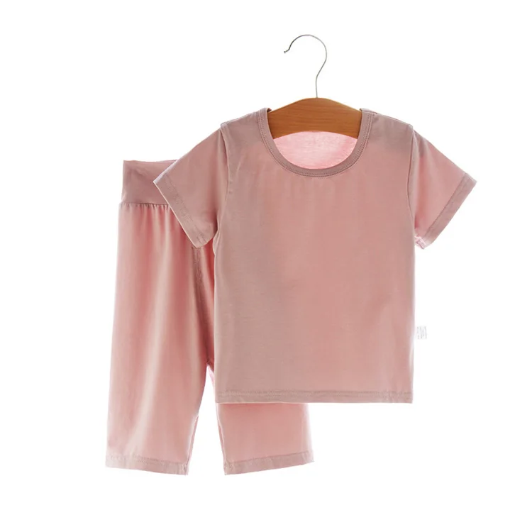 Wholesale Organic Cotton Toddler Pyjamas Sustainable Baby Pajamas Eco Friendly Luxury Two Pieces Baby Pajamas Set