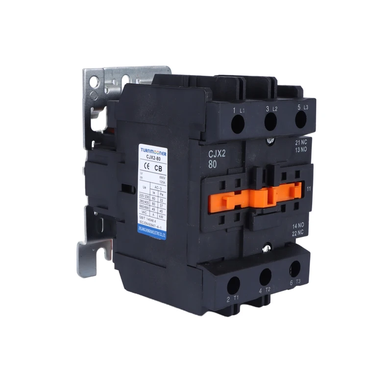 CJX2-80 ac contactor good quality  ac magnetic contactor   3 phase  electrical contacts  220v