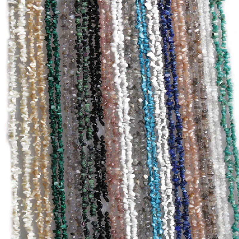 Wholesale crystal gravel Semi-finished crystals healing stones jewelry crystal loose gemstone for sweater chain