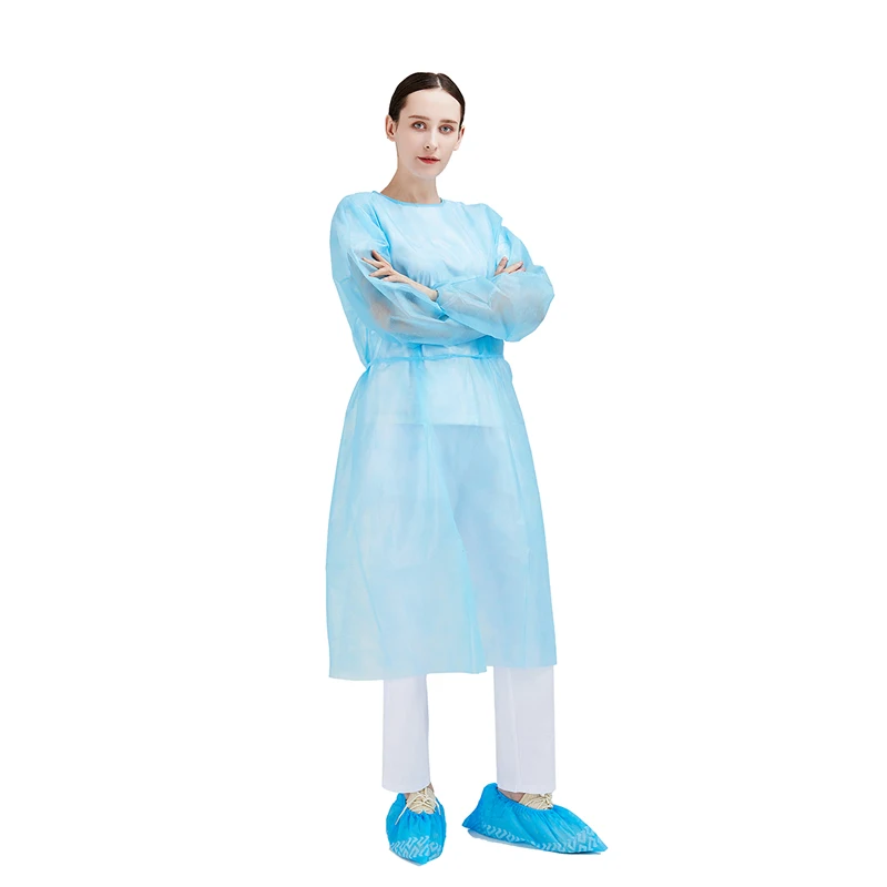 Medical Isolation Gown Disposable Isolate Clothing Non-woven for Hospital PPPE SMS