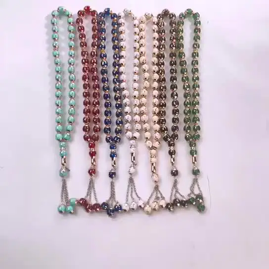 religion christ jewelry catholic crystal chain rosary bracelet bead muslim prayer rosary