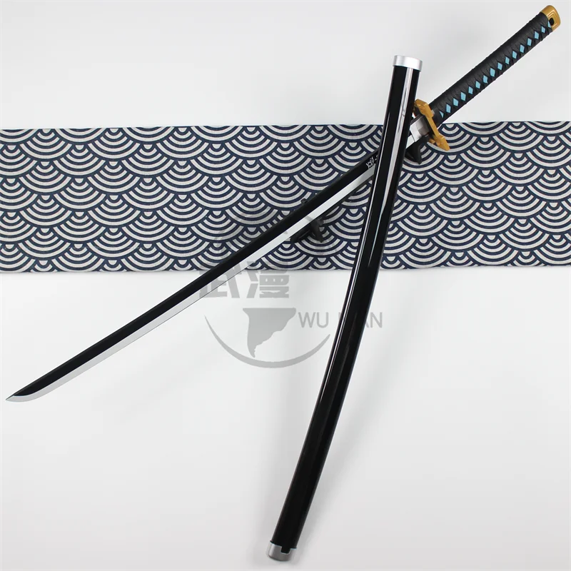 Wholesale japanese demon slayer katana swords Tokiyo Muichiro bamboo wood toy swords for adult cosplay