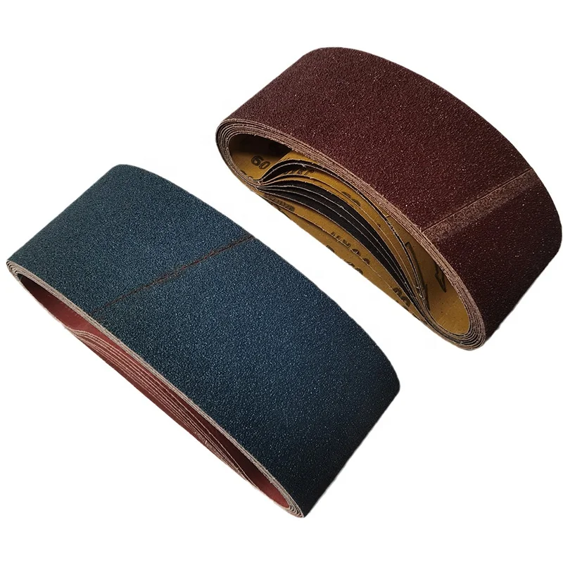 Sanding tape 610x100mm hard cloth based alumina abrasive GXK51-P metal wood sandpaper tape