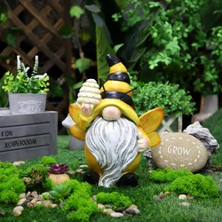 Redeco Wholesale Easter Gnome Toy Resin Crafts Cute America Gnomes Magnesium Oxide Crafts For Gifts Home Garden Decor