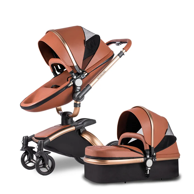 TOP sell factory direct supplier rotatable and adjustable 3 in 1baby stroller