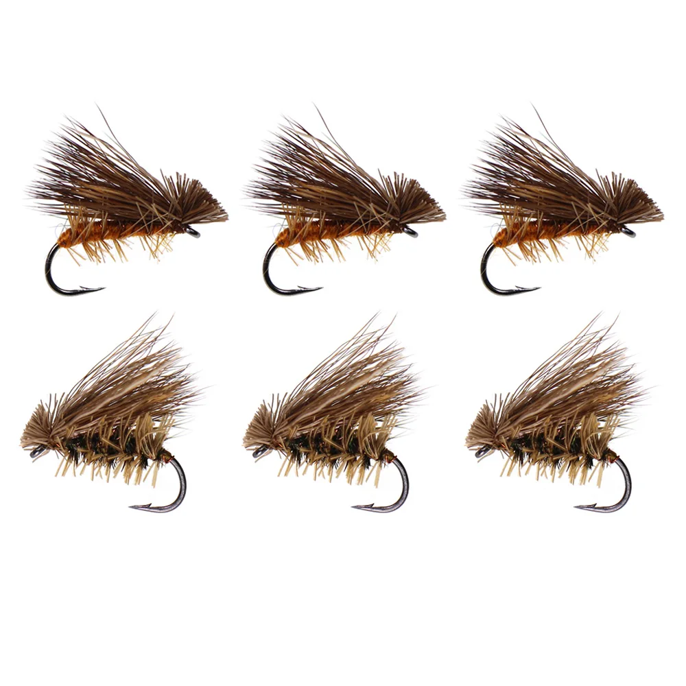 Customized Elk Hair Caddis Stonefly Dry Fly Trout Fishing Flies