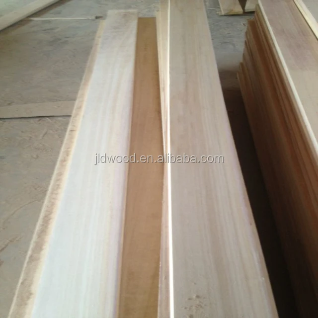 Direct solid wood factory 4 sides sanded oak/paulownia/poplar solid wood for wholesale