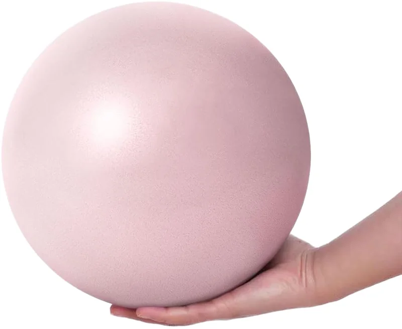 Anti-burst Small Pilates Balls Stability Gymnastic Exercise PVC Yoga Ball Mini With Straw Fitness Balls