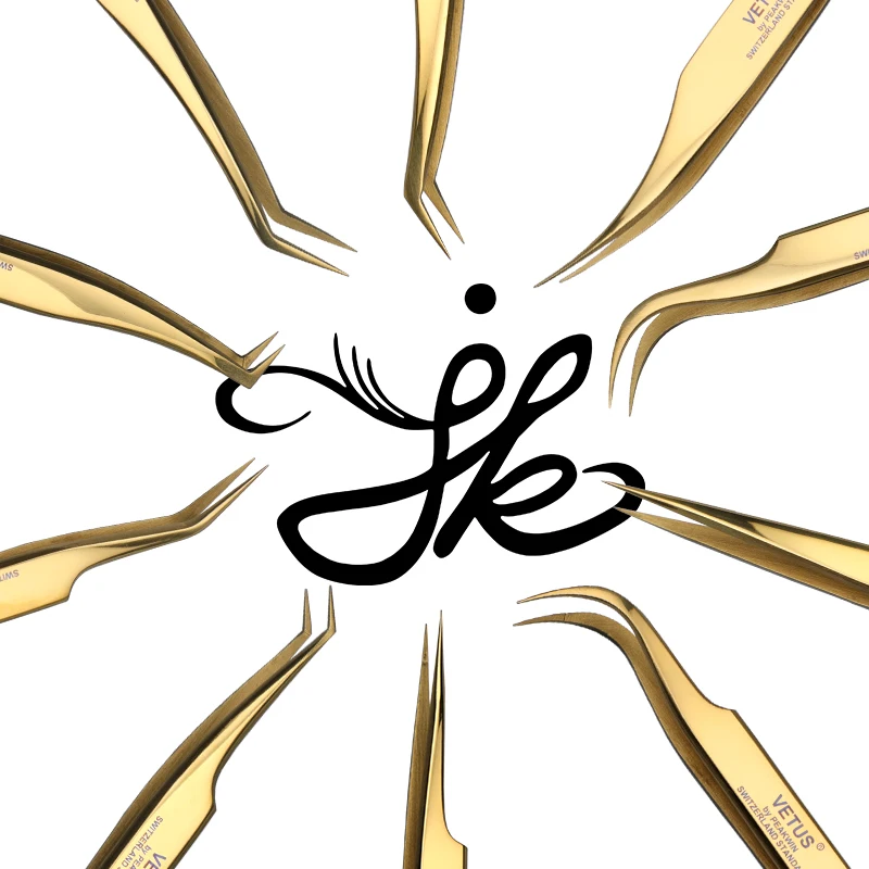 Good Black Anti-static Eyelash Extension VETUS Tweezers TS-10 TS-11 TS-12 TS-13 TS-14 TS-15